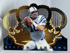 Peyton Manning 1998 Pacific Crown Royale Rookie Card #54 Indianapolis Colts (RC). rookie card picture