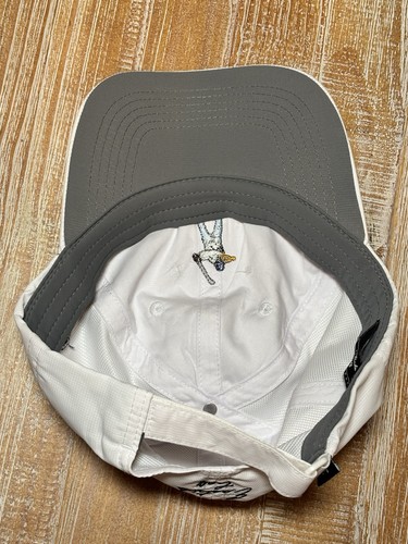 Eastside Golf Hat Cap White Adjustable Strapback Mercedes Benz Logo - Picture 7 of 8