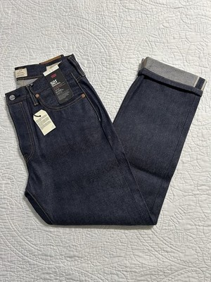 Levi's Womens 501 Original Selvedge Denim A6167-0007 DARK WASH