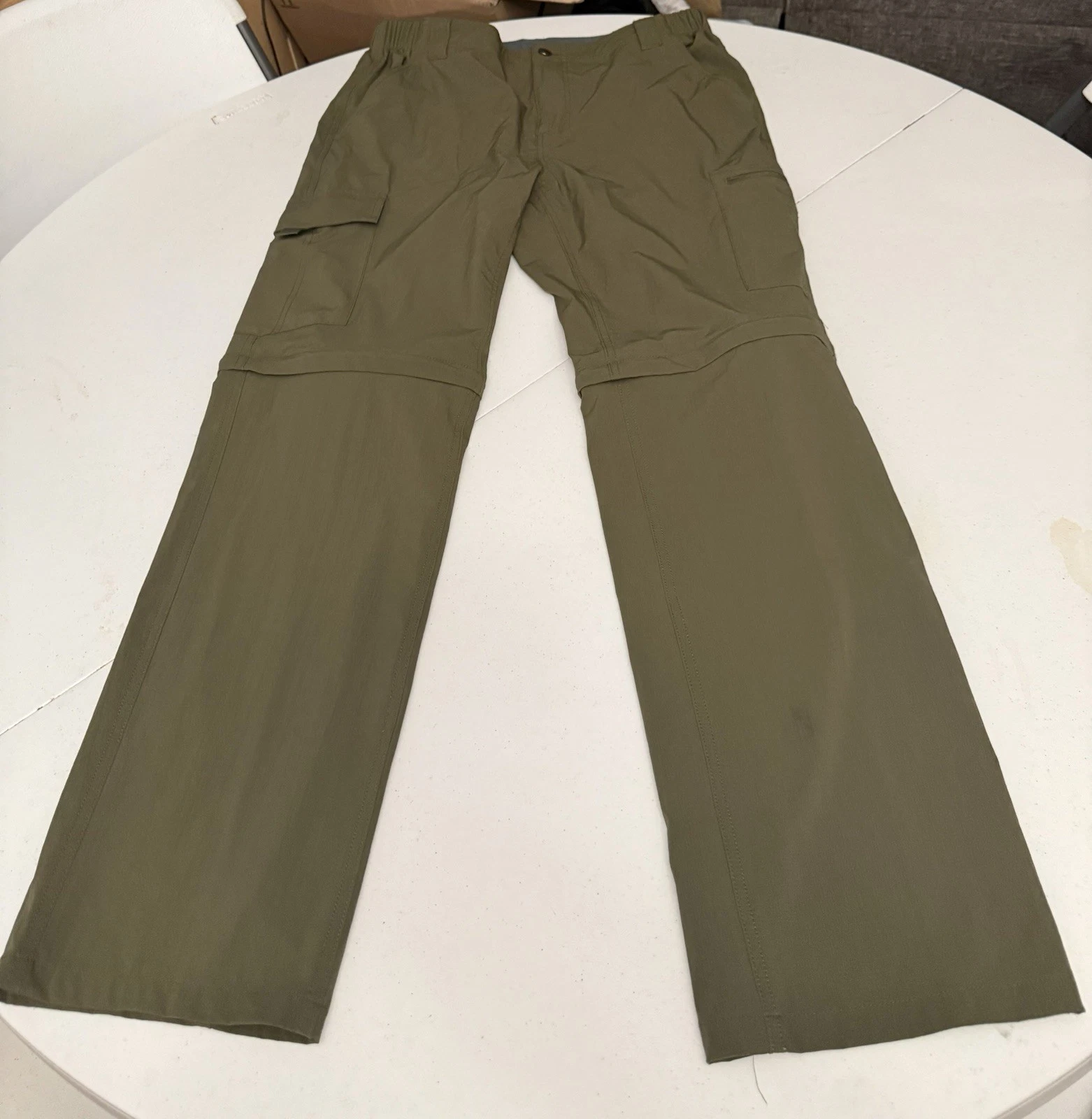 Toomett Men's Convertible Zip-Off Pants/Shorts Green34 NWT Outdoor Hiking