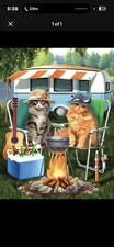 Camping Buddies 300-Piece Cats Puzzle by Tom ...