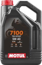 Motul 109398 7100 4T 5W-40 Motorrad 4-Takt Motoröl JASO MA2 4 Liter