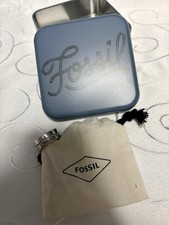 Fossil Ring Edelstahl
