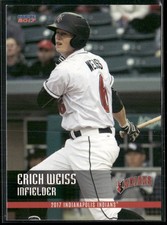 Erich Weiss 2017 Indianapolis Indians Team Set Card