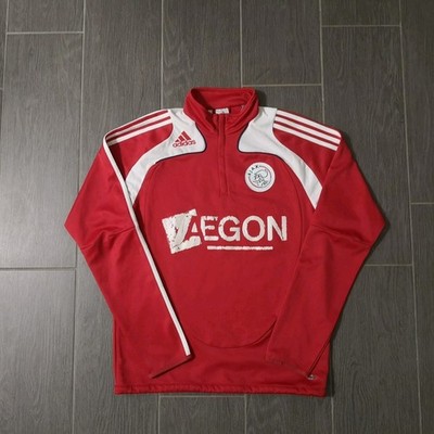 Vintage Retro 2009/10 Ajax Amsterdam Trainingsjacke Größe: S Fußball Streatwear