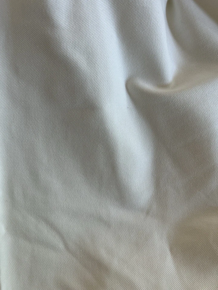 Funda protectora para silla lateral de comedor Pottery Barn Comfort sarga blanca cálida nueva sin etiquetas caja abierta Foto 4 de 4