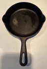 GRISWOLD ERIE PA No. 3  Skillet/ Pan 709 K Cast Iron. Sits Perfectly Flat