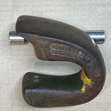 Vintage Auto Body Porter Ferguson Gd-4 C Shaped 5 Lbs 1 Oz. Dolly Hammer Tool Vintage Auto Body Porter Ferguson Gd-4 C Shaped 5 Lbs 1 Oz. Dolly Hammer Tool