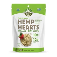 Manitoba Harvest Organic Hemp Hearts, 12oz, 10g Plant Based Protein and  Omega 3