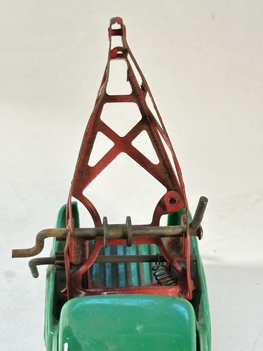 Triang Minic Morris BREAKDOWN TOW TRUCK plastic Body Clockwork Rare Working - Picture 4 of 8