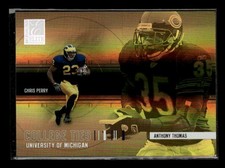 2004 Donruss Elite Ct-10 Anthony Thomas Chris Perry College Ties 2000 2004 Donruss Elite Ct-10 Anthony Thomas Chris Perry College Ties 2000