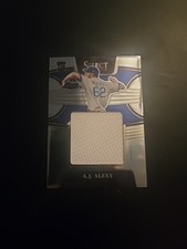2022 Panini Select Rookie Jumbo patch #RJS-AX  A.J. Alexy (RC)