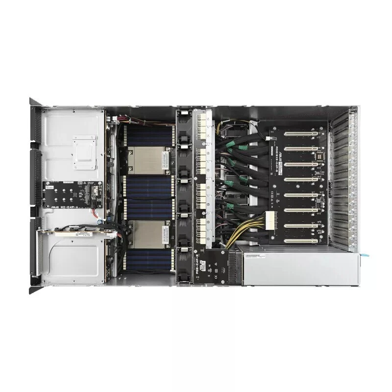 ASUS ESC8000A-E11 8 GPU Server With 2x AMD EPYC 9654 CPU, 512GB RAM，4x3000W PSU - Image 2 of 3