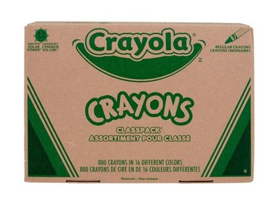 Crayola Bulk Crayon Classpack - 800Ct 16 Colors Bulk Teacher Supplies Classroom
