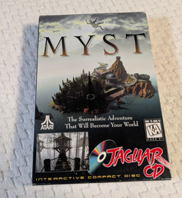 Atari Jaguar CD Myst CIB Complete Box Manual Registration Card Journal Notes