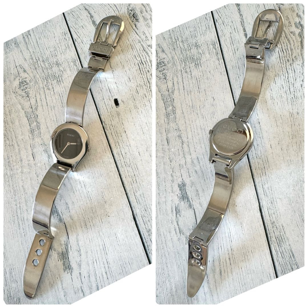 Gucci 6700L Analog Quartz Women Battery Replaced Watch Black
