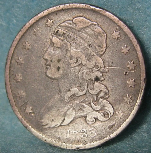1835-P Capped Bust Quarter — photo from another recent sale