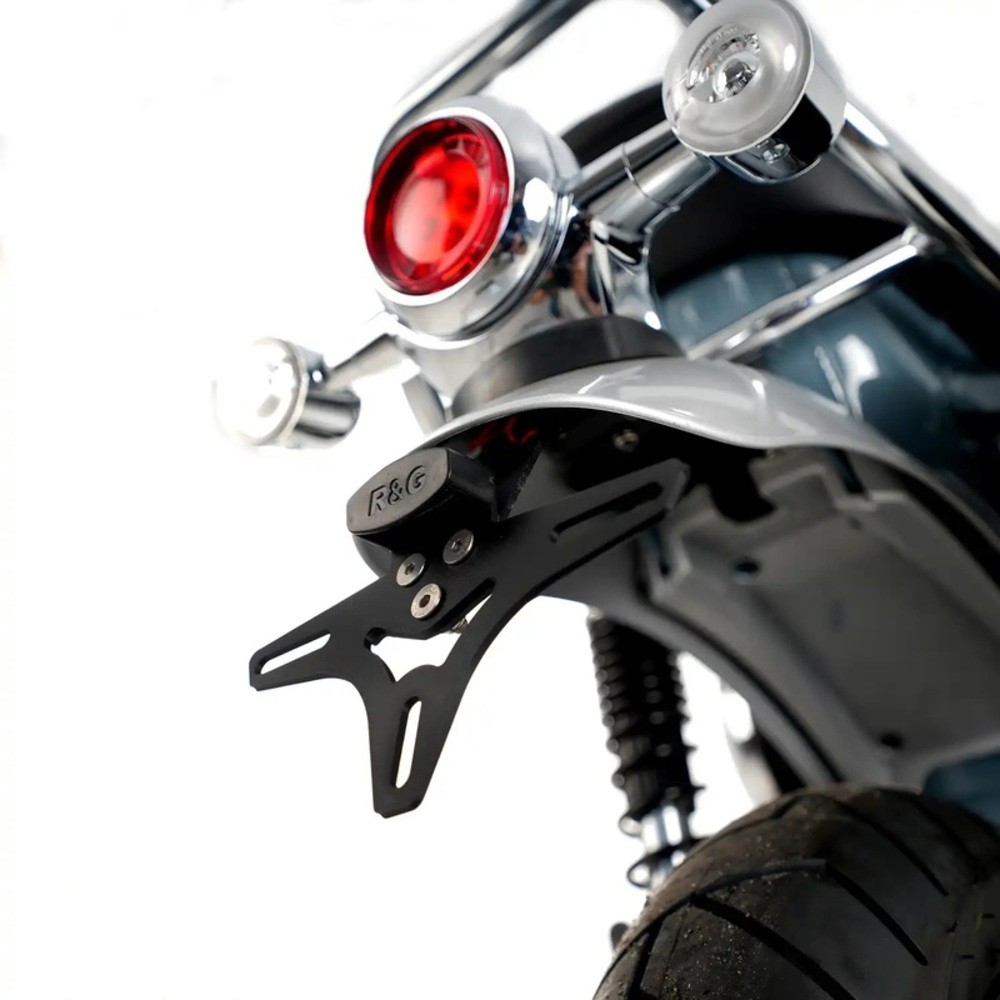 Licence plate holder r&g racing tail tidy-black for motorcycles spare parts