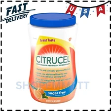 Sugar Free Fiber Powder for Occasional Constipation Relief, Orange Flavor