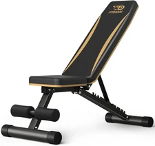 Adjustable Weight Bench - Heavy-Duty Foldable Workout Bench for Home Gym, 660 LB