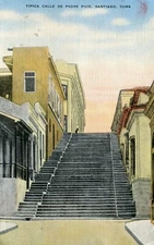 Caribbean Santiago - Tipica Calle de Padre Pico 1956 Havana Habana cover