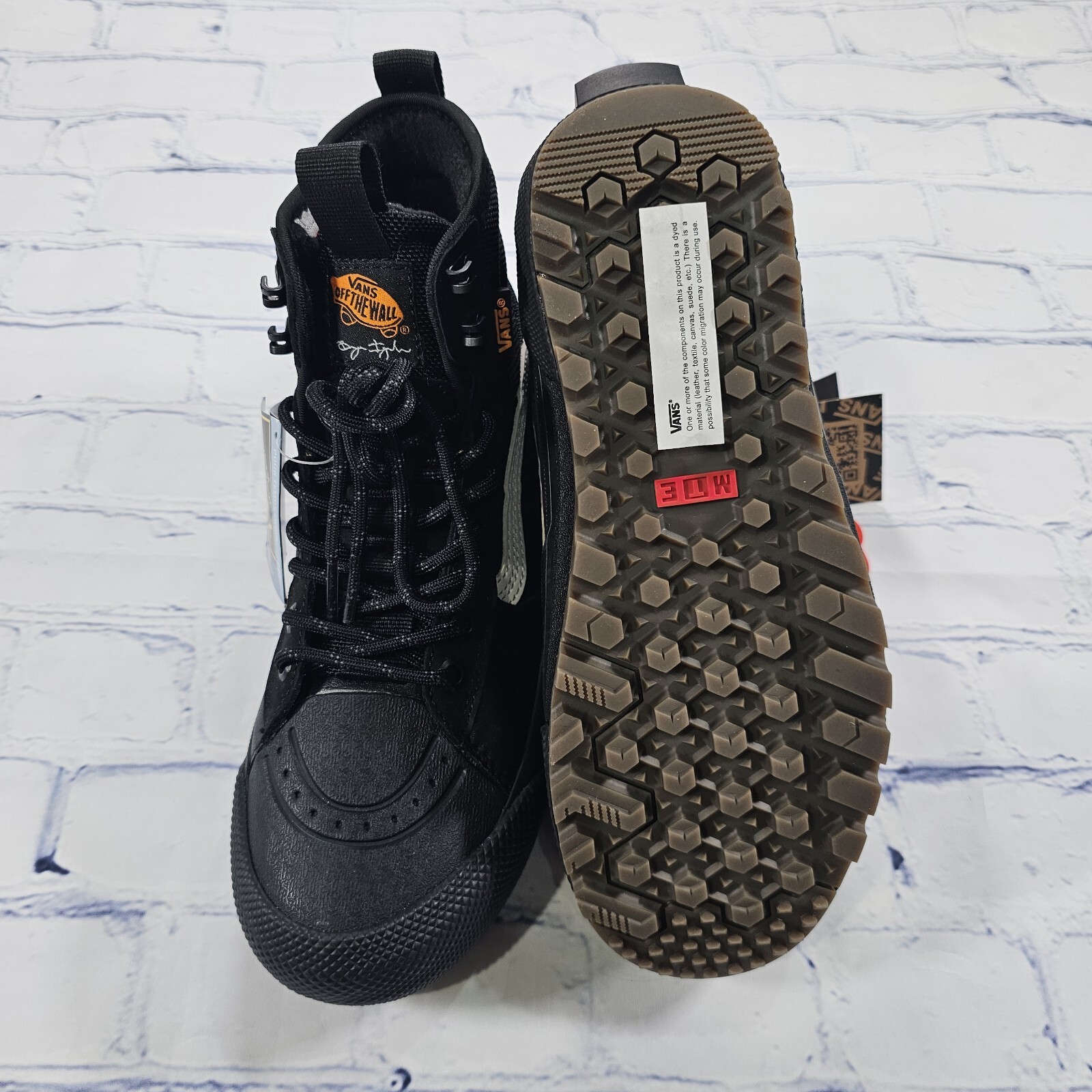 Vans Sk8-Hi Gore-Tex MTE-3 Waterproof Boots Bryan Iguchi Black MENS 5 WOMENS 6.5 | eBay