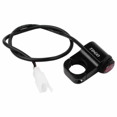 Motorrad Lenkerschalter 12V Aluminium - Wasserdichter Scheinwerfer Schalter 22mm