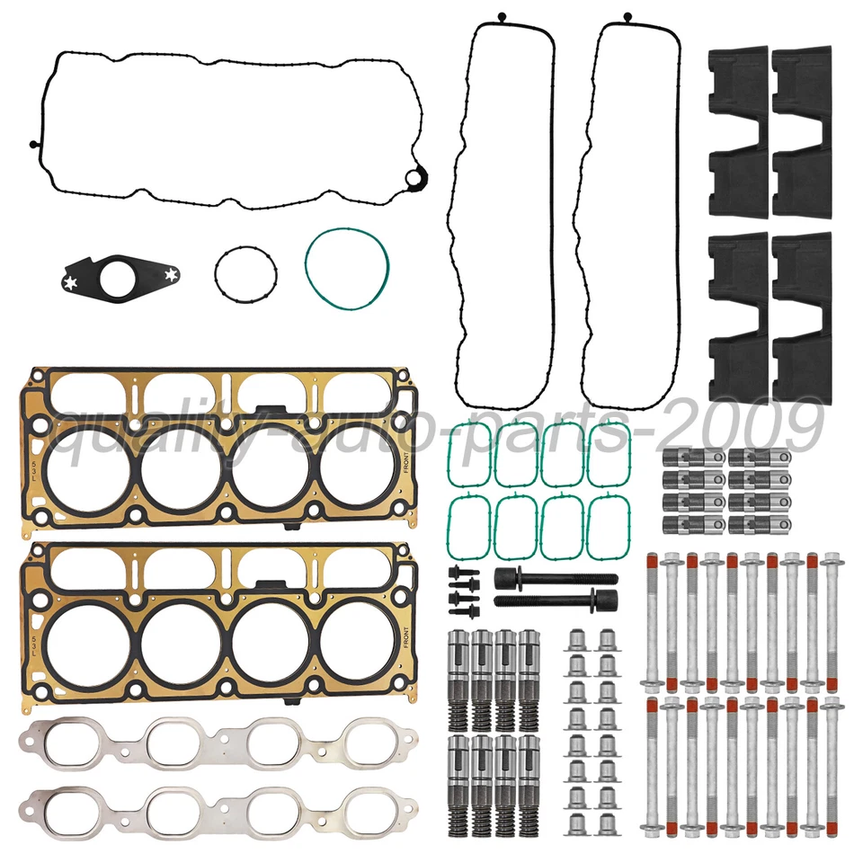 Head Gasket Set Bolts Lifters Kit For 2014-2020 Chevrolet Tahoe GMC Sierra Yukon - Image 3 of 4