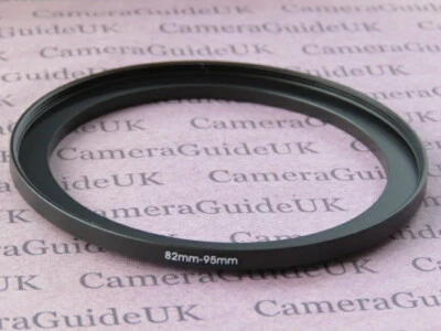 82mm to 95mm Male-Female Stepping Step Up Filter Ring Adapter 82mm-95mm - Image 1 of 2
