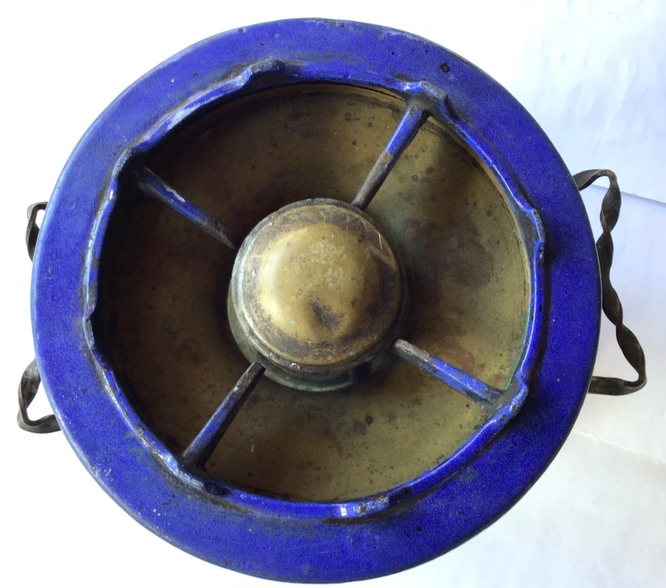 RÉCHAUD À PÉTROLE PLAQUE ÉMAILLÉE ENAMELED PLATE OIL STOVE STUFA A GASOLIO - Photo 2/4