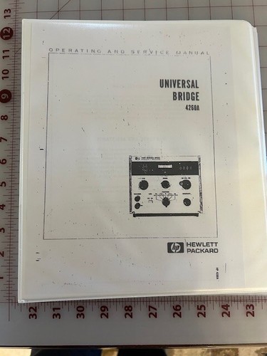 Hewlett Packard 4260A, Universal Bridge, Manual Included - Picture 5 of 5