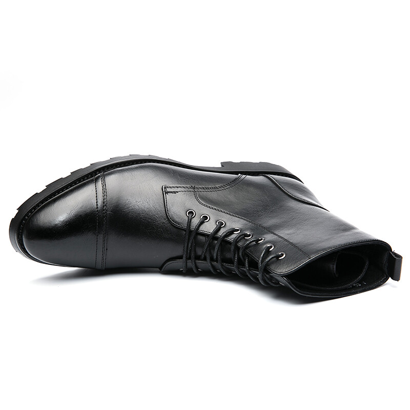 SAOLA Stivali formali da uomo Derby Smart Business lavoro ufficio caviglia scarpe eleganti stringate