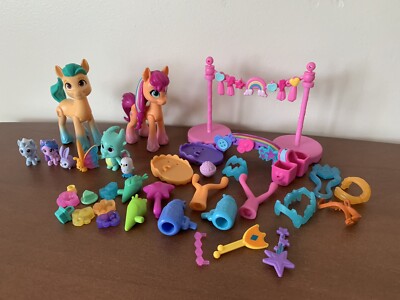 Lot My Little Pony MLP New Generation Posable Ponies Pets Many Accessories
