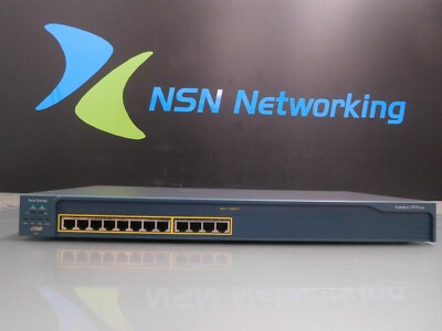 Cisco Catalyst 2950 WS-C2950-12 12-Port 10/100 Switch NO RACK EARS INCLUDED