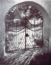 Priebus/ Przew&oacute;z- Das Eingangstor zum Friedhof (Schlesien) 1931