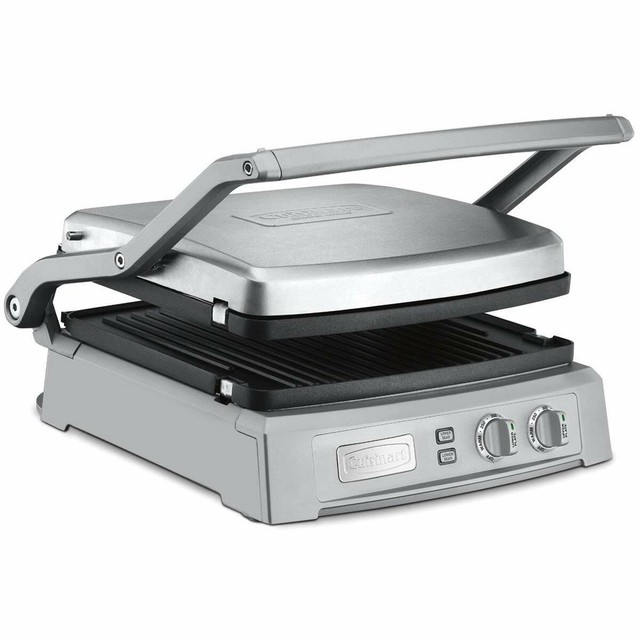 Cuisinart GR150 Griddler Deluxe Brushed Stainless Indoor Grill