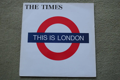THE TIMES   THIS IS LONDON LP NrMINT/EXC+ UK 1983 MOD POWER POP TV PERSONALITIES