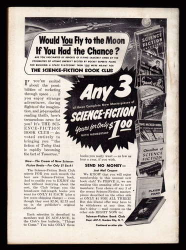 Astounding Science Fiction, September, 1953, Volume 52, #1 - Foto 2 di 3