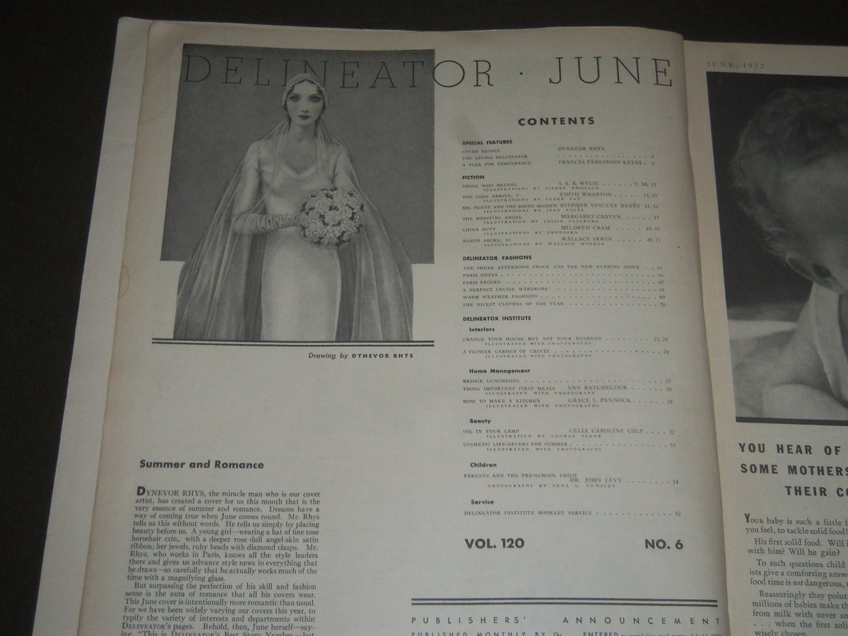 洋書 Delineator August 1932 Rare Vintage , August 1932 American Women's Magazine