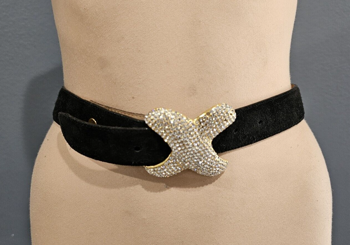 WCM Suede Belt WCM New York Pink Suede Leather Belt with Tassel and Charms  main image 2