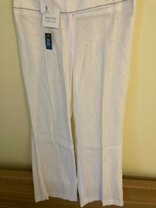 Womens Trousers White NWT Debenhams 8 