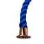 thumbnail 22  - 24mm Blue Softline Barrier Rope Wormed In Brown C/W Cup End Fittings