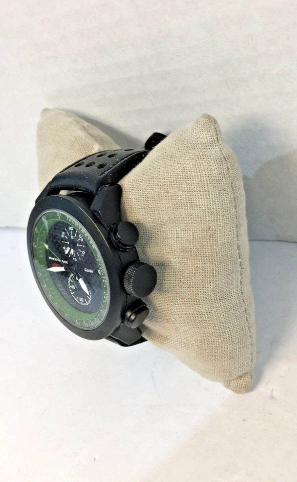 Reloj Pulsera GLAM ROCK RACETRACK Cronógrafo Con Fecha ¡Funciona! Foto 4 de 4