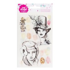 Jane Davenport Rub On Transfer Sheets Neutrals 2 Sheets New