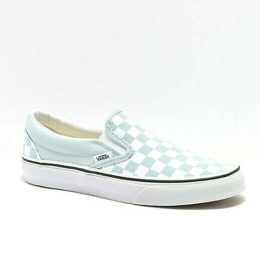 vans checkerboard baby blue