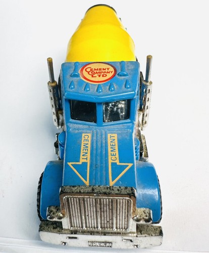1981 Matchbox Peterbilt Cement Mixer Truck MB-19 (1:80 Blue "Kwik-Set Concrete") - Picture 3 of 7
