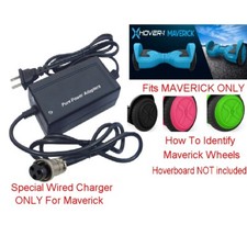 Cargador de repuesto SOLO para Hoverboard Maverick Hover-1 apagado automático Hover1