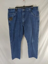 Wrangler Riggs Workwear Men's Size 42 Blue Denim Jeans