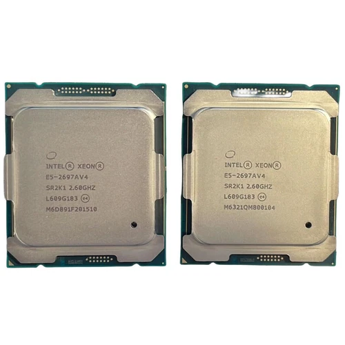 Matched Pair Intel Xeon E5-2697Av4 2.6GHz LGA2011-3 CPU