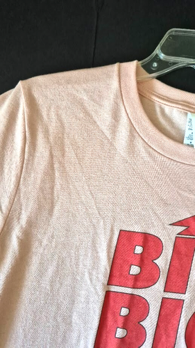 Canvas - Big Big Logo Women's Pink / Peach T-Shirt Size M - Picture 5 of 12